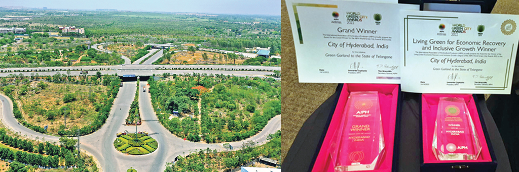 Hyderabad bagged prestigious World Green City Award-2022